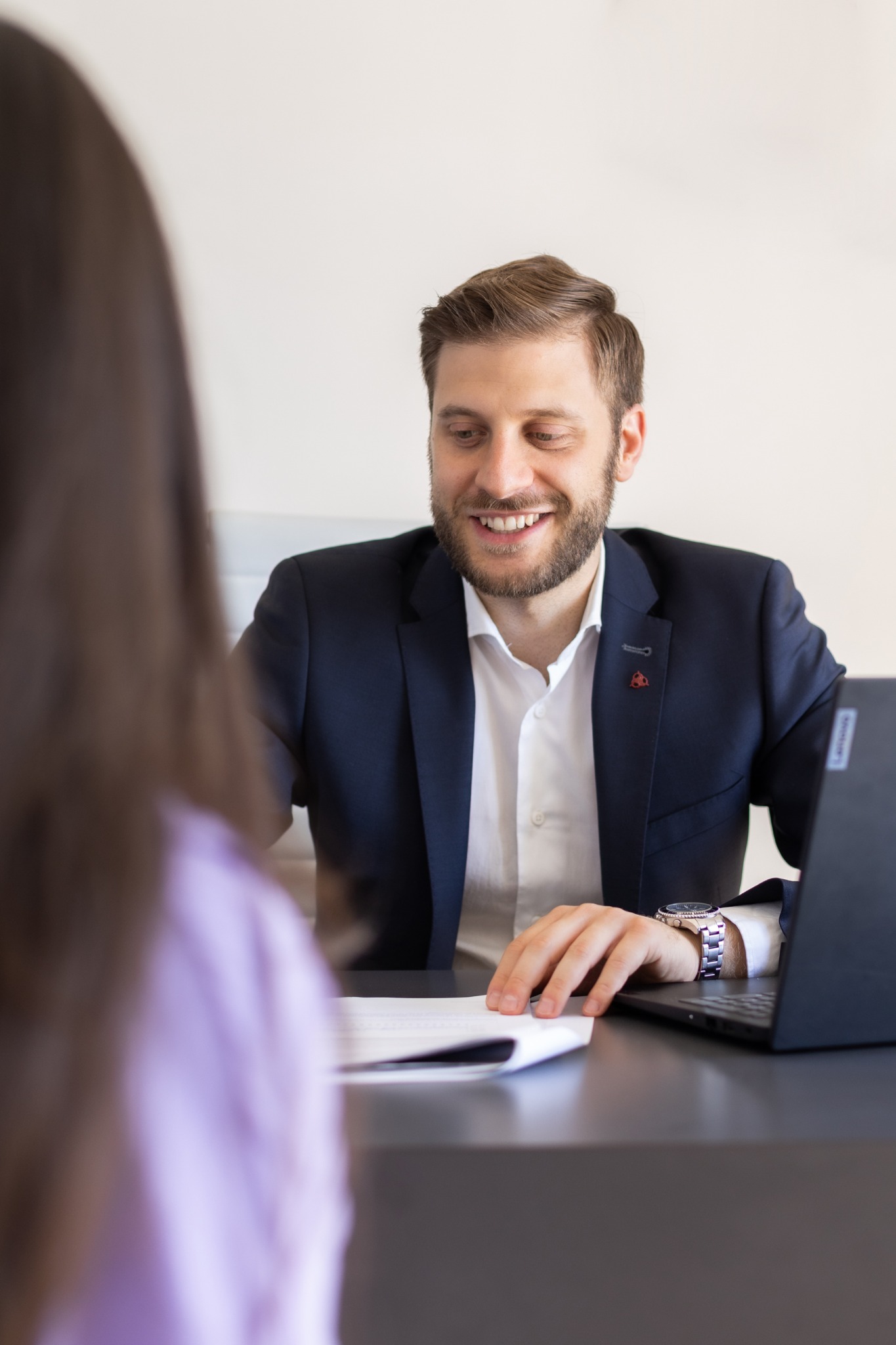 Consulenza finanziaria con cliente